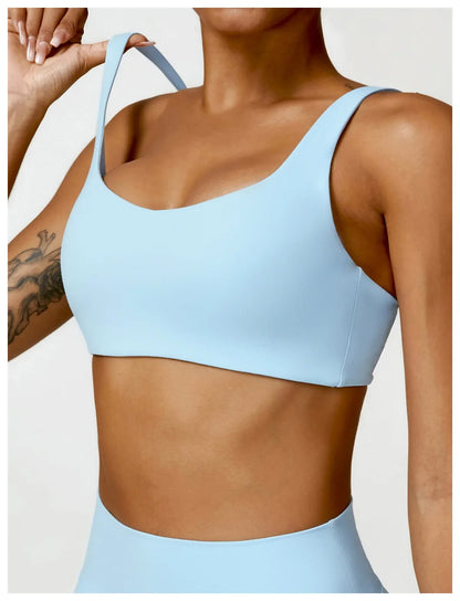 Women Underwear Sports Bras For Fitness Yoga Running Jogging Gym Wear Stretch Padded Sling Sport Top  Athletic Vest Yoga Bra