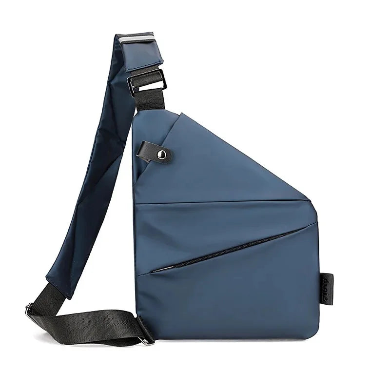Close-Fitting Waterproof Lightweight Leather Membrane Large Capacity Shoulder Bag
