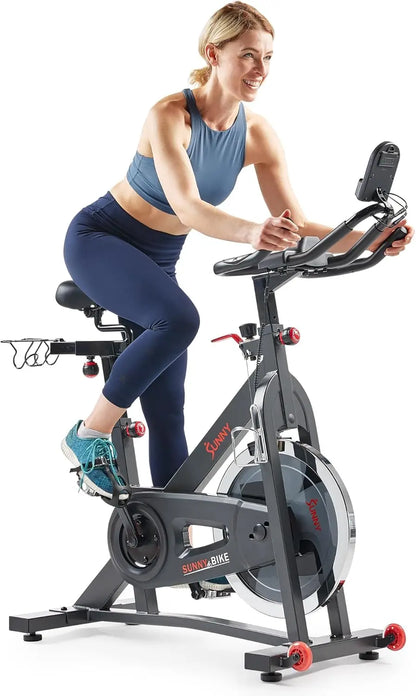 Health & Fitness Pro Cycling Stationary Bike, 40 LB Flywheel & 4-Way Adjustable Seat for Home Exercise & Indoor Cycle/Card
