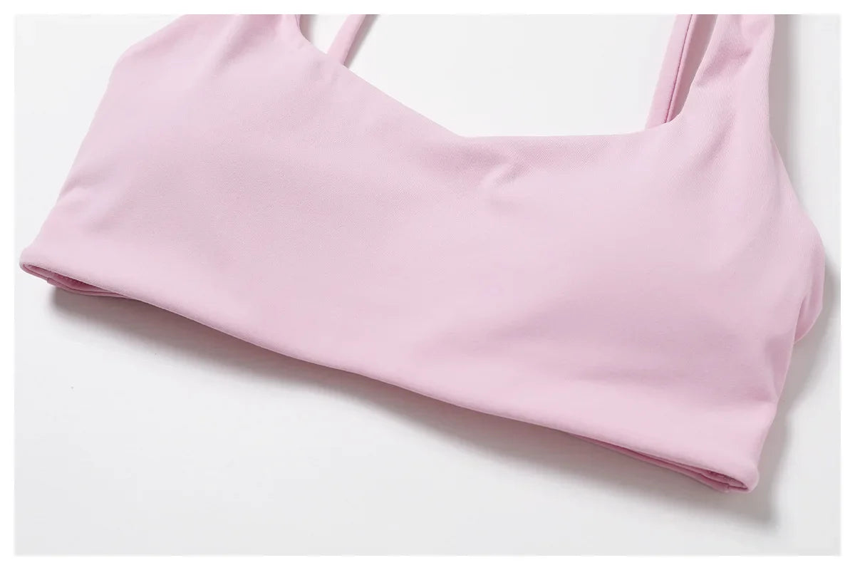 Women Underwear Sports Bras For Fitness Yoga Running Jogging Gym Wear Stretch Padded Sling Sport Top  Athletic Vest Yoga Bra