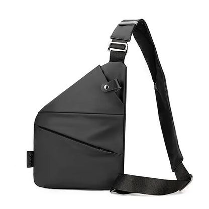 Close-Fitting Waterproof Lightweight Leather Membrane Large Capacity Shoulder Bag