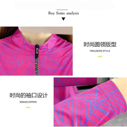 Outdoor Running Long Sleeve T-shirt, Women Hiking Sweatshirt, Breathable Sport Top, Elasticity Camping Shirt, Quick Dry Fashion Print, Mom Activewear