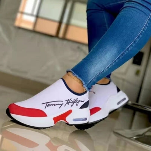 Tommy Hilfiger Womens Breathable Walking Sneakers