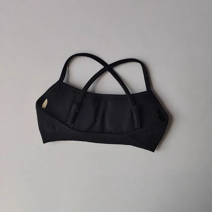 Gathering Shock-proof and Beautiful Back Seamless Sports Bras Gym Women Top Crop Tube Yoga Tops Fitness Scrunch Bum Workout Suit