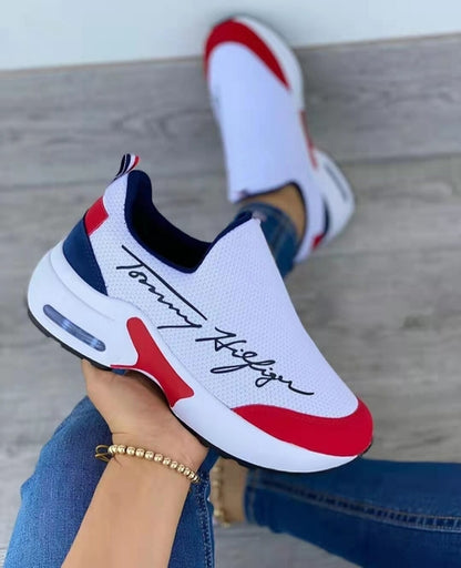Tommy Hilfiger Womens Breathable Walking Sneakers