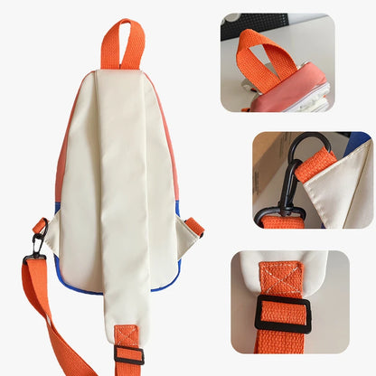 Chest Bag Women's Sports Style Design Waterproof Outdoor Shoulder Crossbody Bag