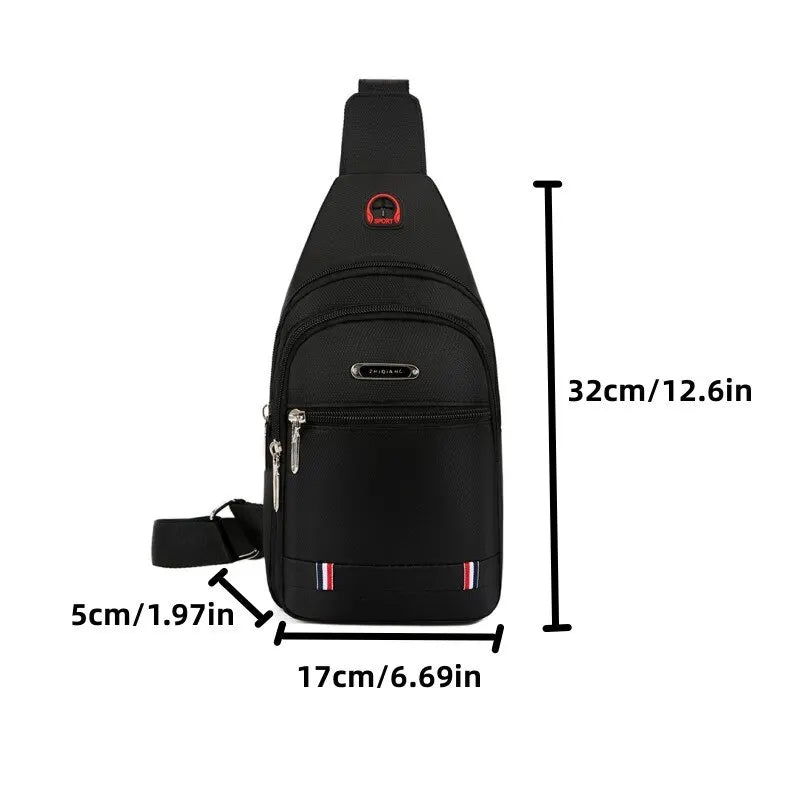 Chest Bag Fashion New Solid Color Shoulder Crossbody Bag