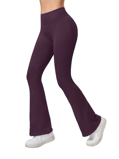 NCLAGEN Impact Flares Scrunch Booty Women's Gym Leggings Seamless Fitness Workout Yoga Trousers Squat Proof Fashion Flared Pants