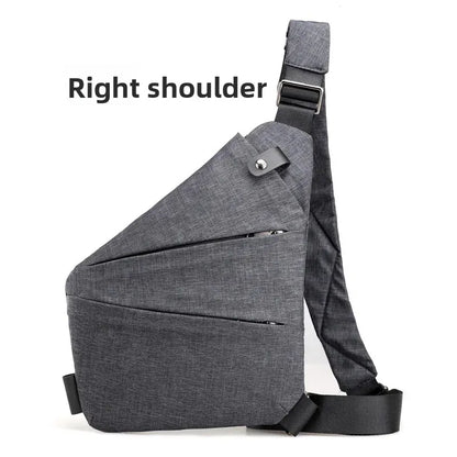 Close-Fitting Waterproof Lightweight Leather Membrane Large Capacity Shoulder Bag