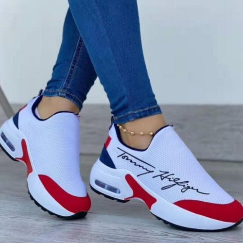 Tommy Hilfiger Womens Breathable Walking Sneakers