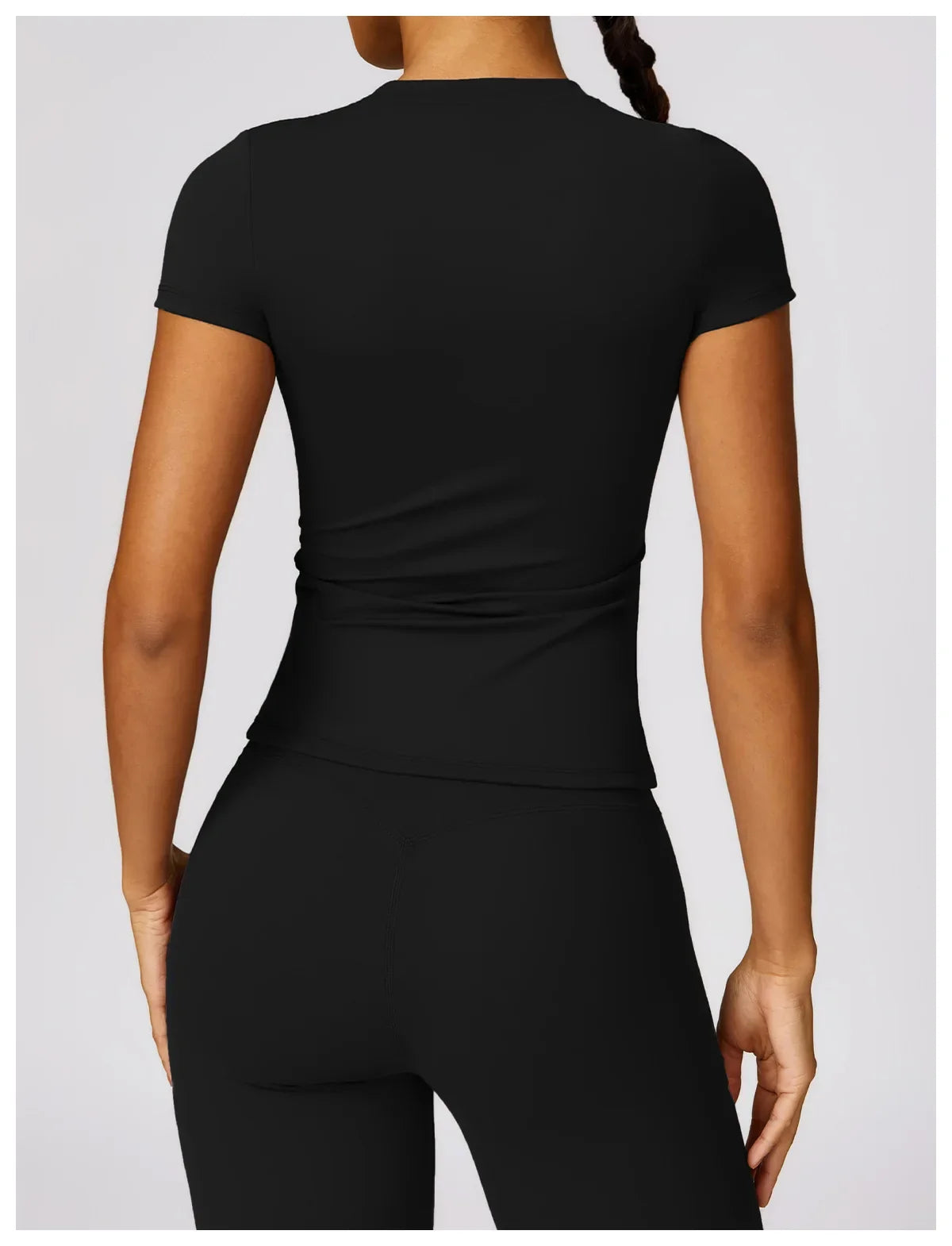 NCLAGEN Gym Top Women Short Sleeve Workout Clothes Sports T Shirt Femme Fitness Activewear Running Accessories Yoga Tight Tops