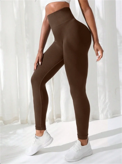 Women Pants Gym Yoga Seamless Sports Clothes Stretchy High Waist Athletic Exercise Fitness Leggings