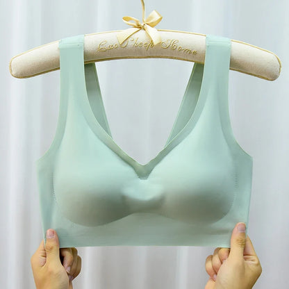 M-7XL Seamless Sport Bra Push Up Bra for Women Wireless Comfort Underwear Sport Brassiere Femme Plus Size Bralette Sexy Lingerie