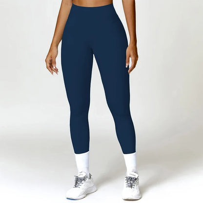 Hearuisavy Summer Scrunch Gym Leggings Woman Workout Pants Female Running Tights Push Up Yoga Pants High Waist Sports Leggings