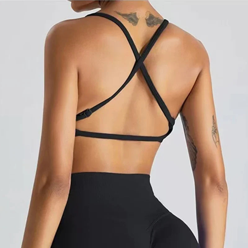 Seamless 2PCS Leggings Set Women Seamless Yoga Set High Waist Scrunch Butt Shorts With Halter Sports Bras Workout Gym Suit Set
