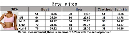 Women Underwear Sports Bras For Fitness Yoga Running Jogging Gym Wear Stretch Padded Sling Sport Top  Athletic Vest Yoga Bra