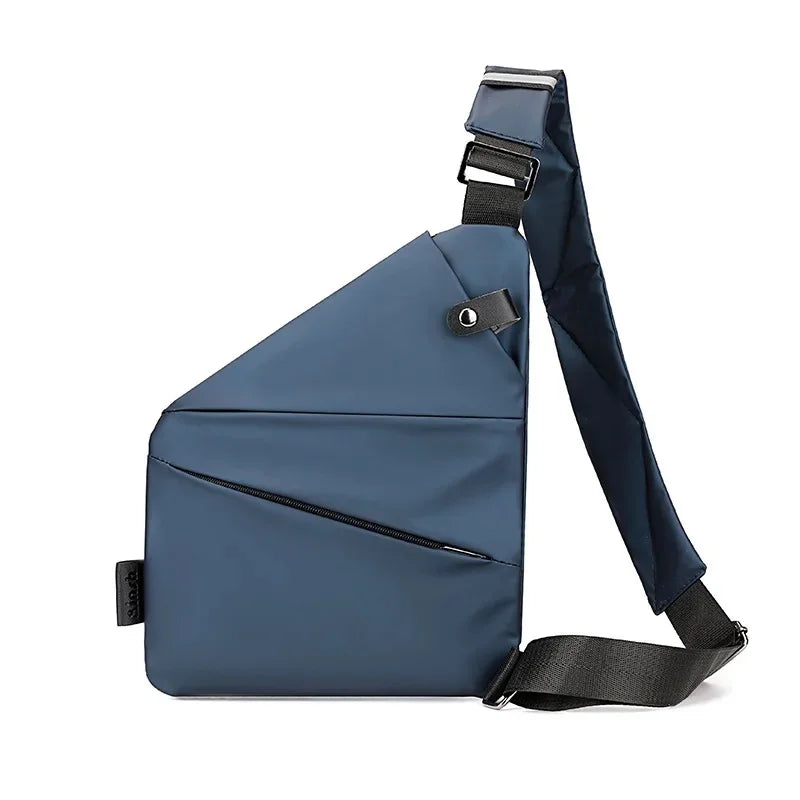 Close-Fitting Waterproof Lightweight Leather Membrane Large Capacity Shoulder Bag