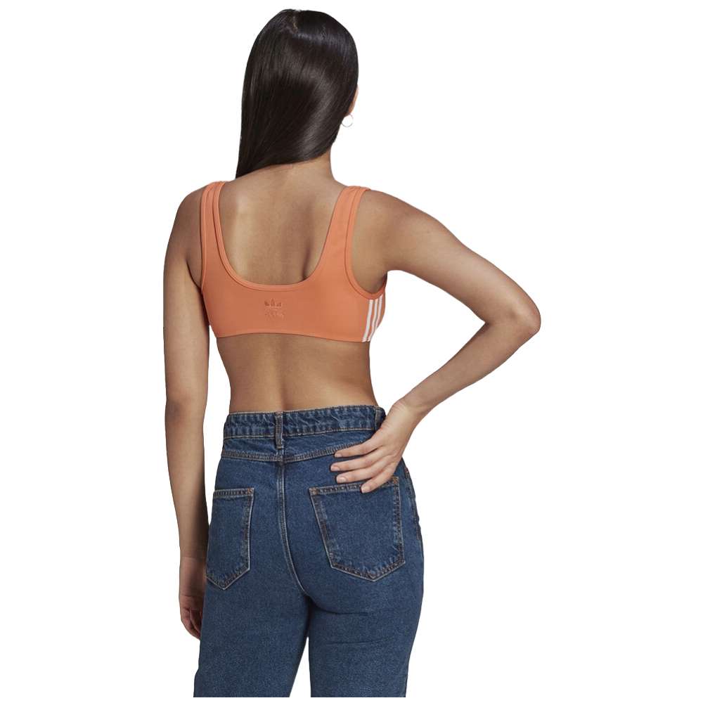 adidas Women's adicolor class Sports Bra - Hazy Orange / Hazy Copper