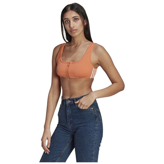 adidas Women's adicolor class Sports Bra - Hazy Orange / Hazy Copper