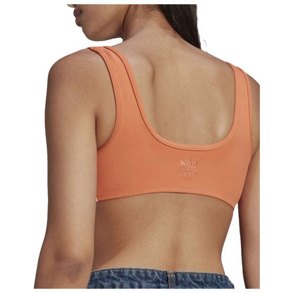 adidas Women's adicolor class Sports Bra - Hazy Orange / Hazy Copper