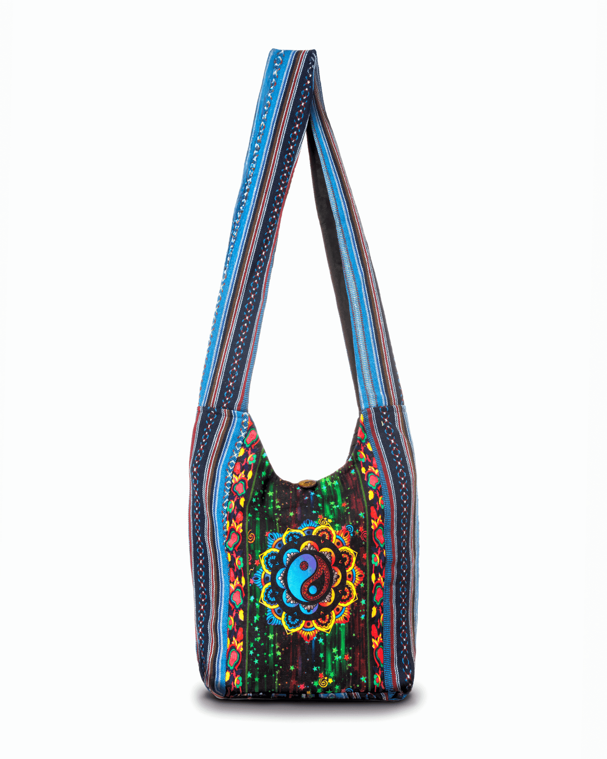 Kathmandu Collection Yin Yang Print Hobo Bag