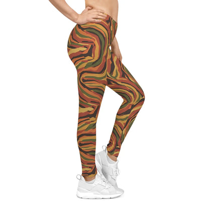 DipaliZ Earth Spiral Leggings Premium Women’s Fashion