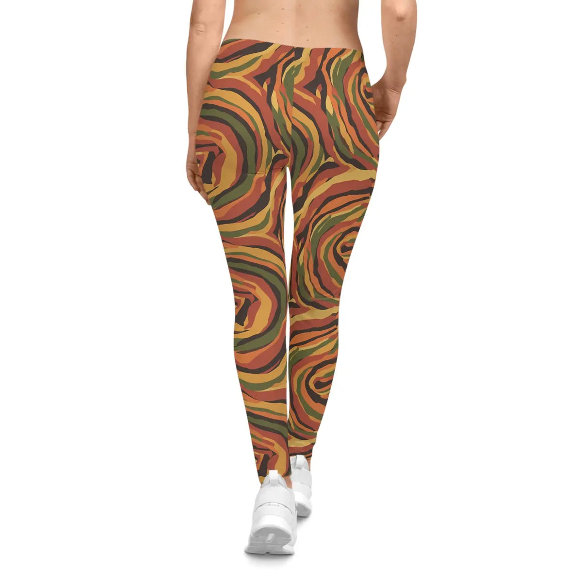DipaliZ Earth Spiral Leggings Premium Women’s Fashion