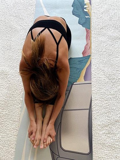 Airstream Yellowstone Yoga Mat – Non-Slip, Cushioned, and Travel-Ready with Yellowstone-Inspired Design