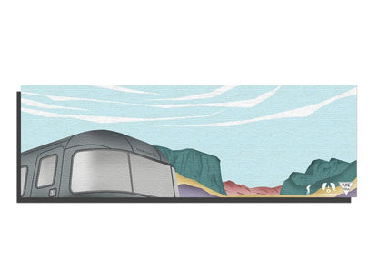 Airstream Yellowstone Yoga Mat – Non-Slip, Cushioned, and Travel-Ready with Yellowstone-Inspired Design