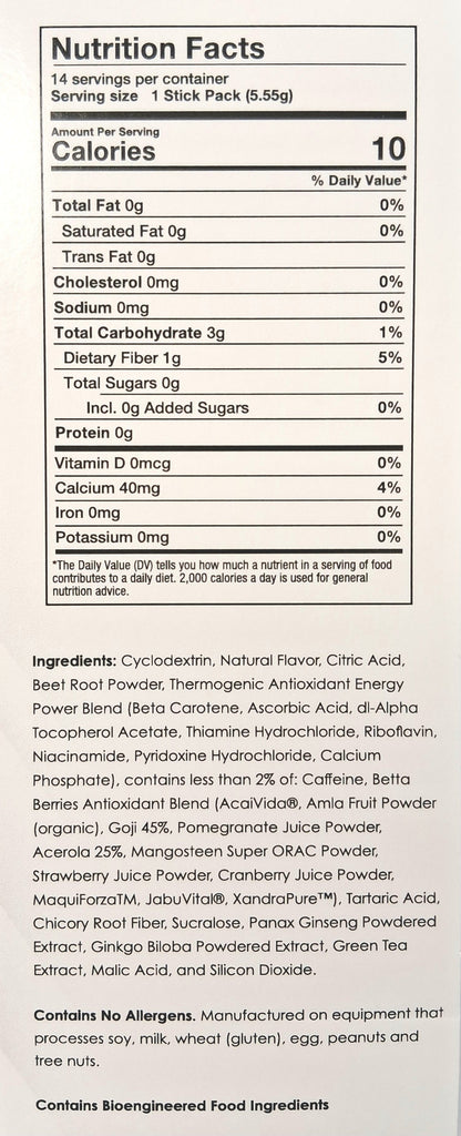 Thermogenic Meta Booster - Berry