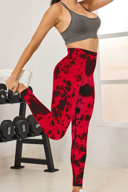 Tie-Dye High Waist Active Leggings