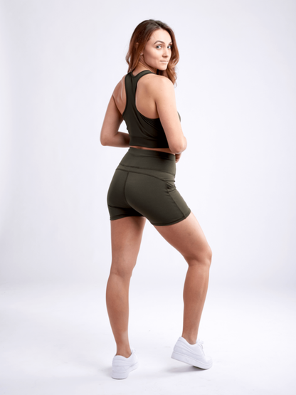 JupiterGear Racerback Lightweight Training Crop Tank Top