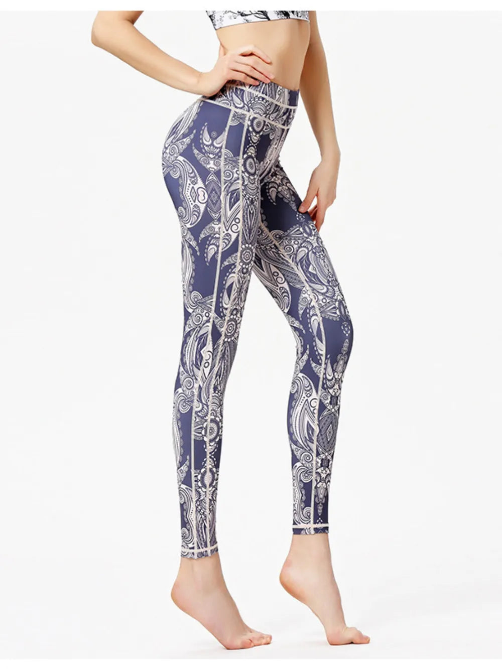 Printed Active High Waist Leggings
