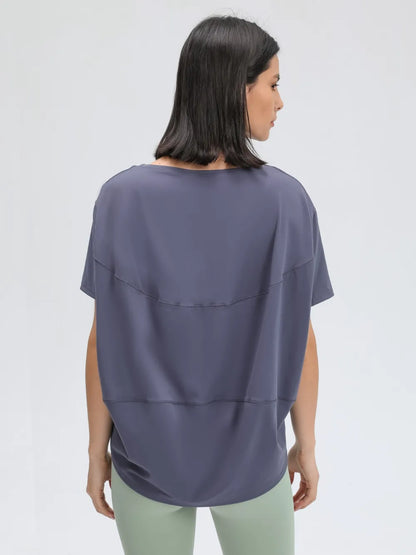 Millennia Round Neck Short Sleeve Active T-Shirt