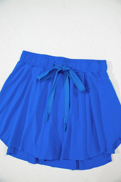 Drawstring Active Skorts