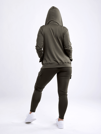 JupiterGear Athletic Fitted Zip-Up Hoodie Jacket with Pockets
