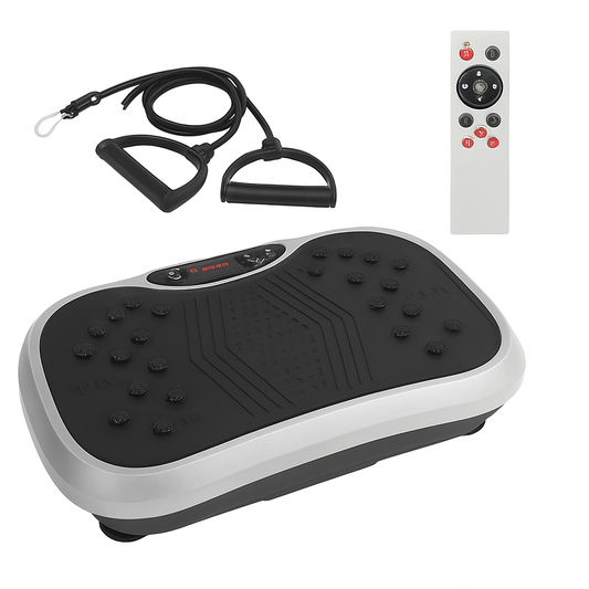 Vibration Exercise Machine With 2 Resistance Bands