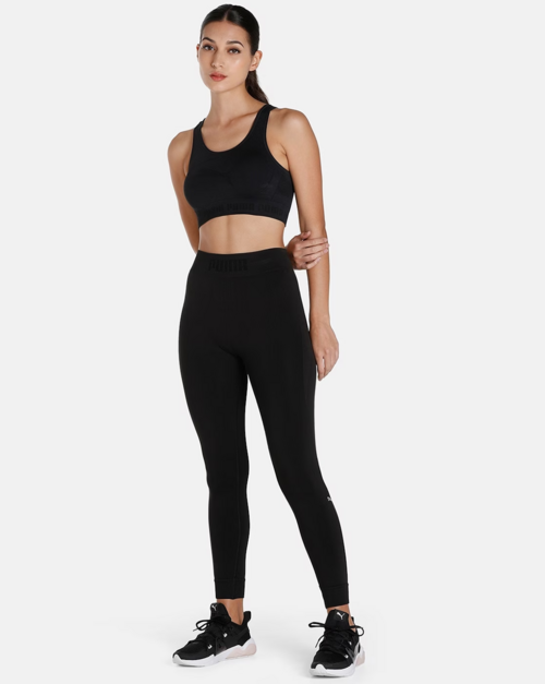 Women Activewear Plain Yoga Wear Set (Size-L) (Color-BLACK)