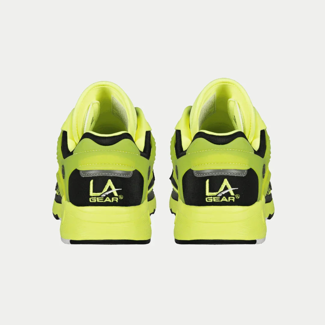 LA Gear Women's Light-Up x Glow Lowtop | Neon Yellow x Black