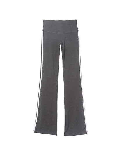Ella Organic Cotton High-Rise Flare Stripe Leggings