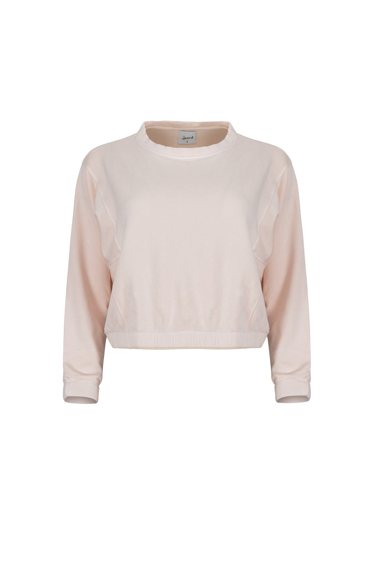 Ivy Boxy Cropped Modal Pullover - Rose Quartz