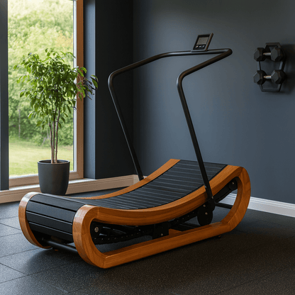 R2000 Handcrafted Solid Wood Curved Resistance Treadmill From The Studio Collection Exclusive Edition