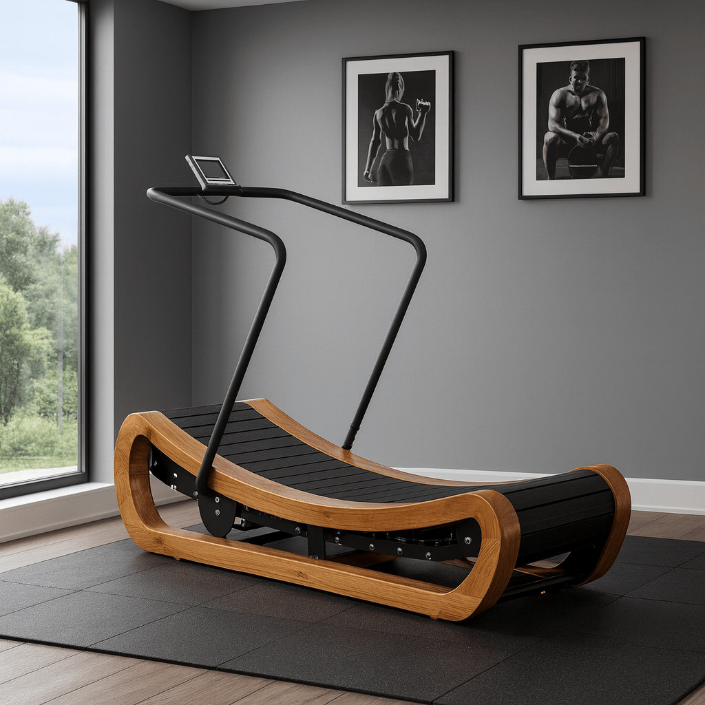 R2000 Handcrafted Solid Wood Curved Resistance Treadmill From The Studio Collection Exclusive Edition