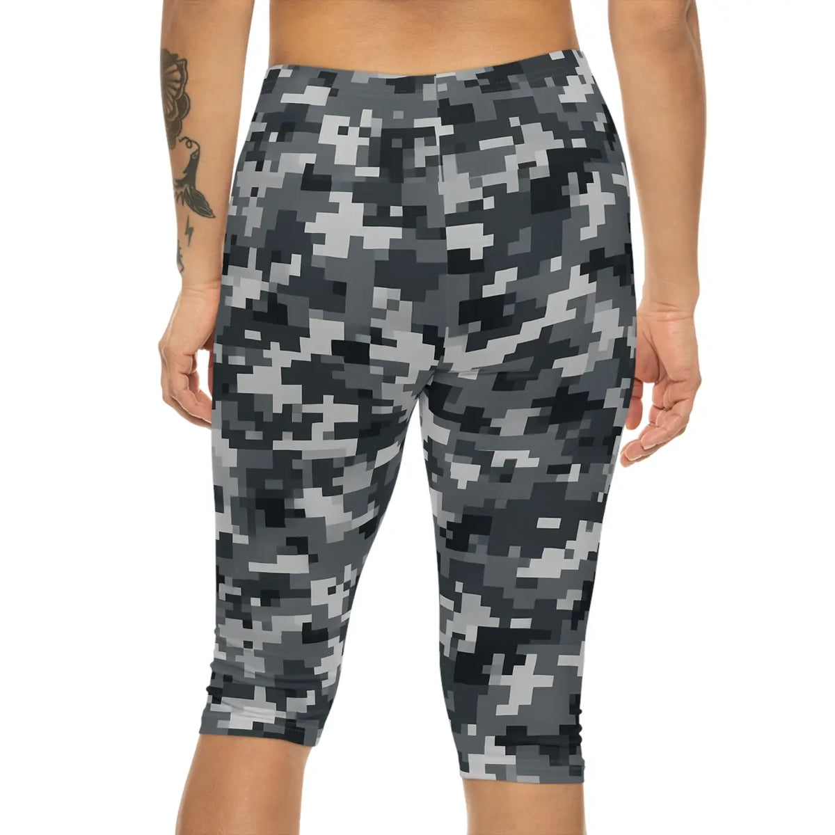 DipaliZ Women Capri Leggings Stylish Camouflage Casual Wear