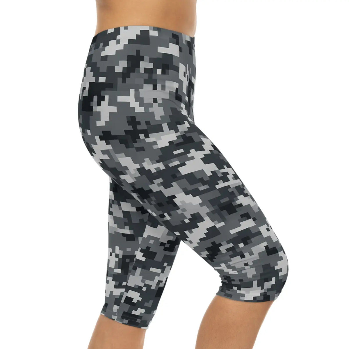 DipaliZ Women Capri Leggings Stylish Camouflage Casual Wear