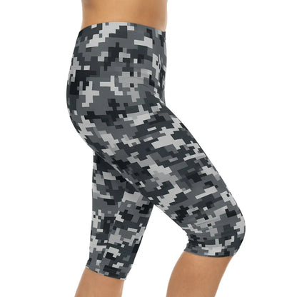 DipaliZ Women Capri Leggings Stylish Camouflage Casual Wear