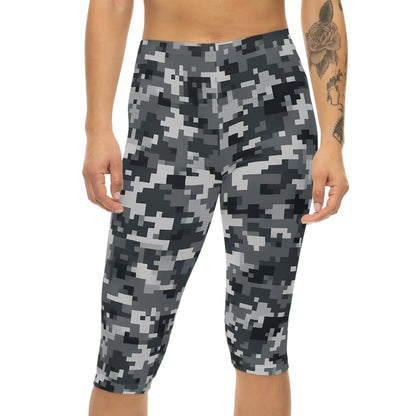 DipaliZ Women Capri Leggings Stylish Camouflage Casual Wear