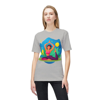 DipaliZ Women Yoga Tee Premium Cotton T-shirt Organic
