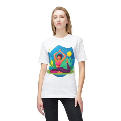 DipaliZ Women Yoga Tee Premium Cotton T-shirt Organic